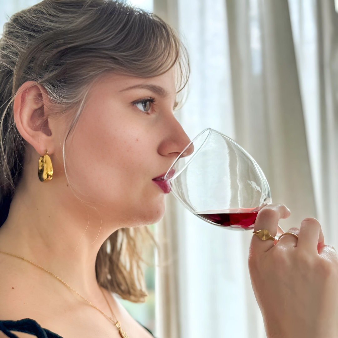 Lunara Earrings – Bold Gold Chunky Hoops