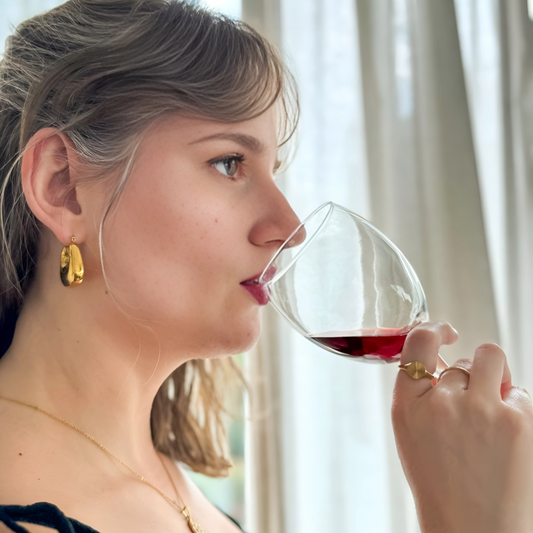 Lunara Earrings – Bold Gold Chunky Hoops