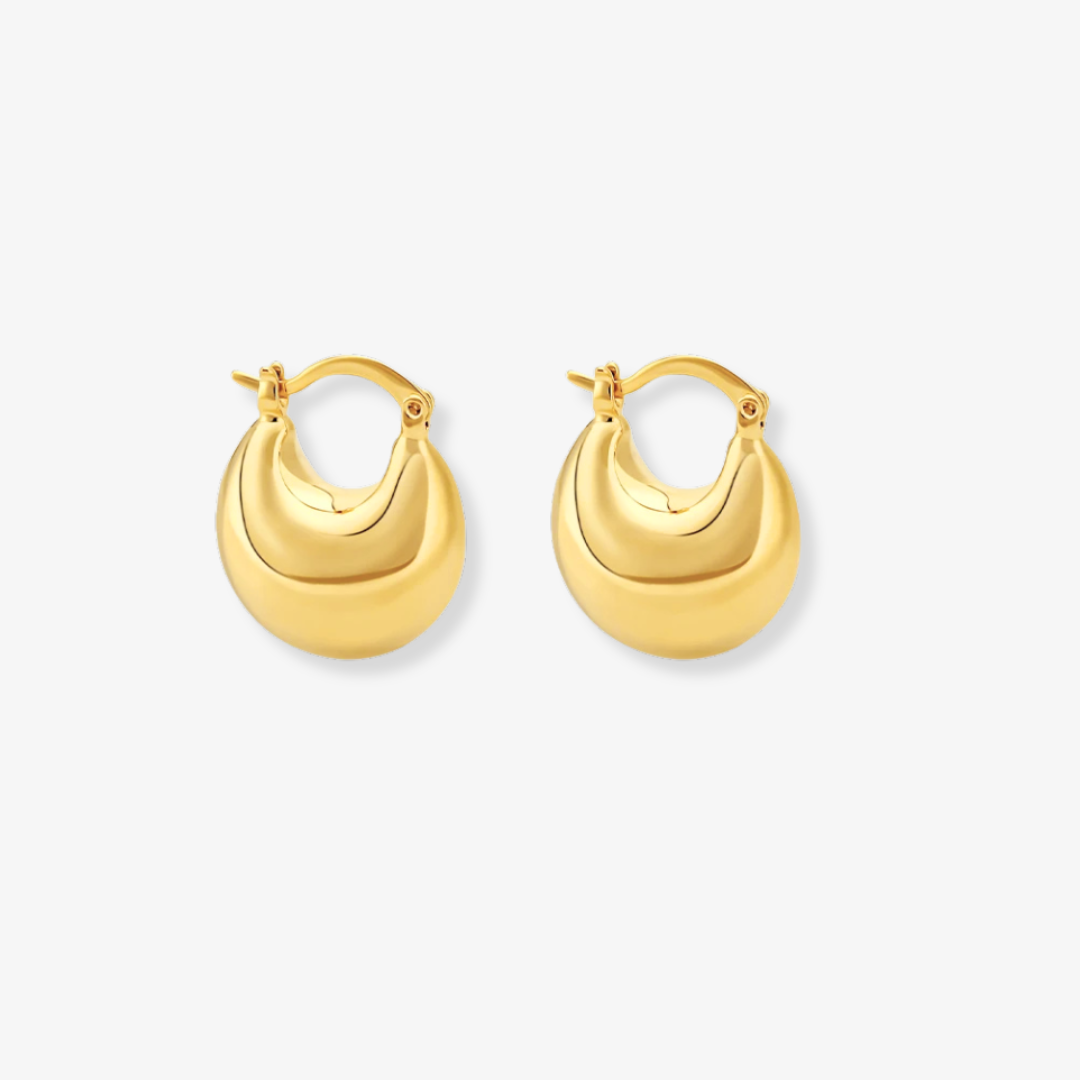 Lyra Oval Drop Hoops