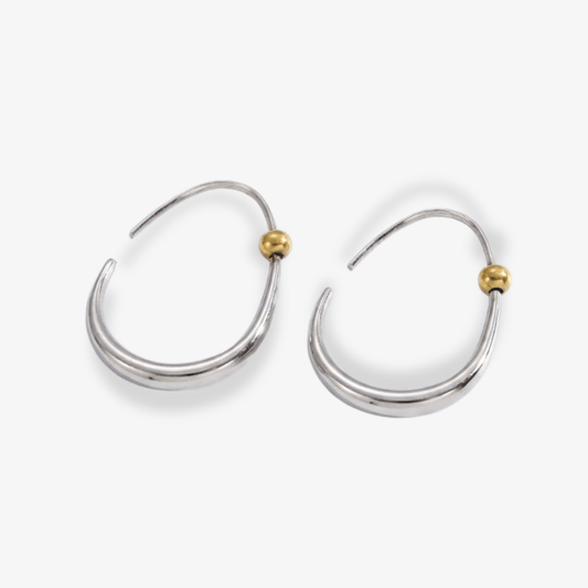 Accent Bead Hoops - Luzza Studio