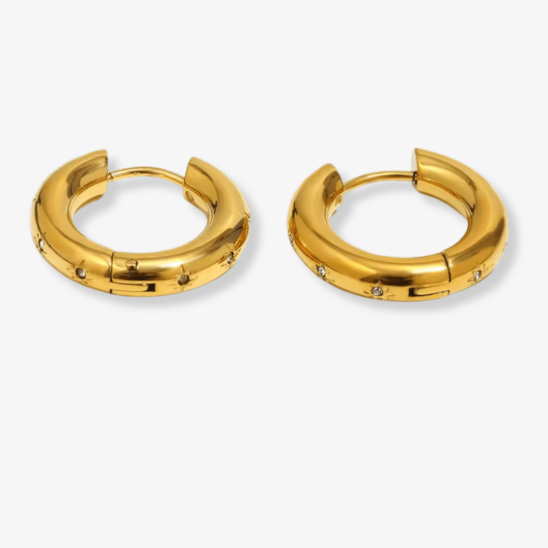 Celestia Hoop Earrings - Luzza Studio
