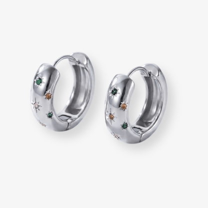 Constellation Starburst Hoops - Luzza Studio