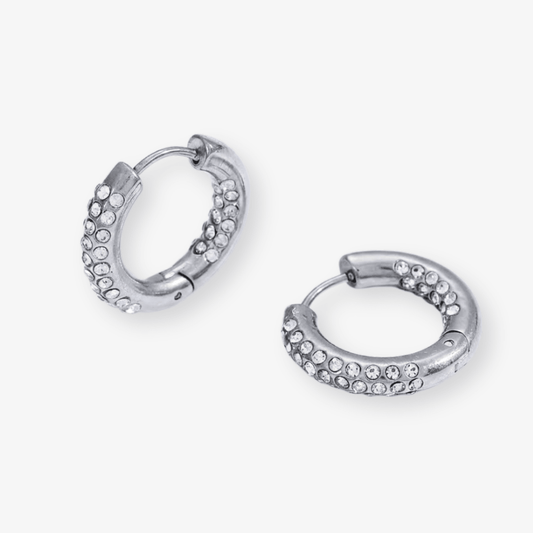 Infinity Twist Hoops - Luzza Studio