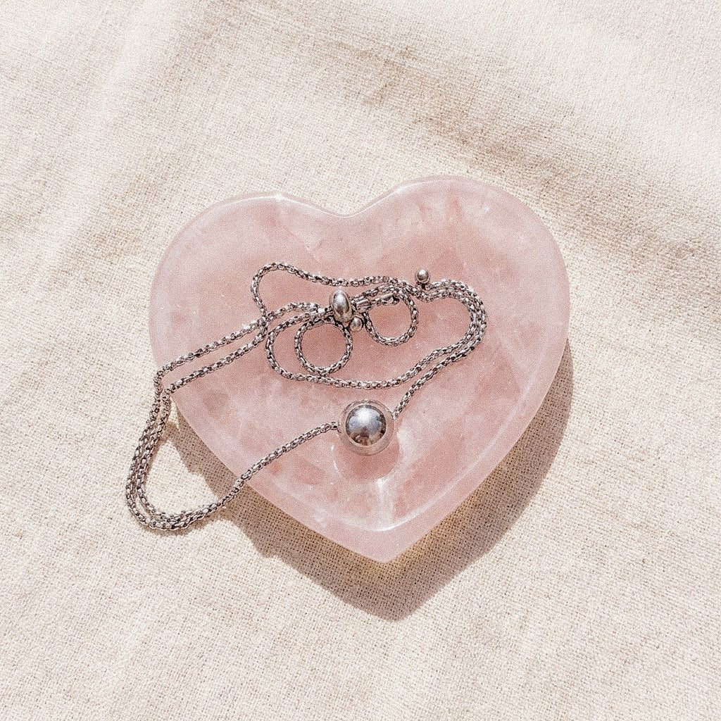 Sphere Slider Necklace - Luzza Studio